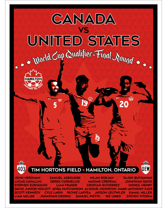 Canada vs. USA Poster